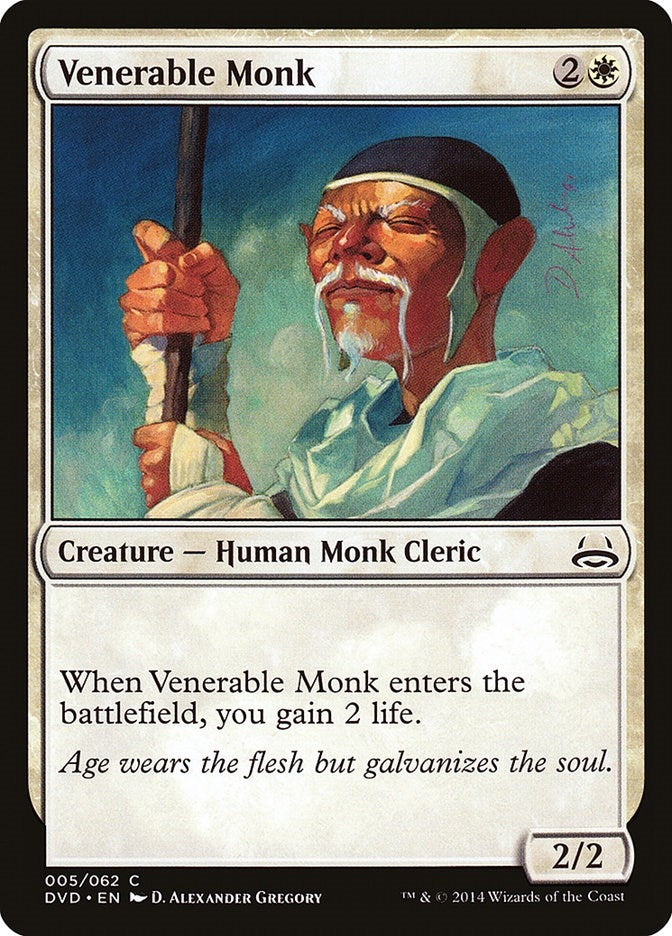 Image for Venerable Monk (5) [Duel Decks: Anthology]