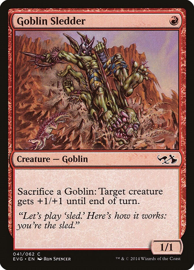 Image for Goblin Sledder (41) [Duel Decks: Anthology]
