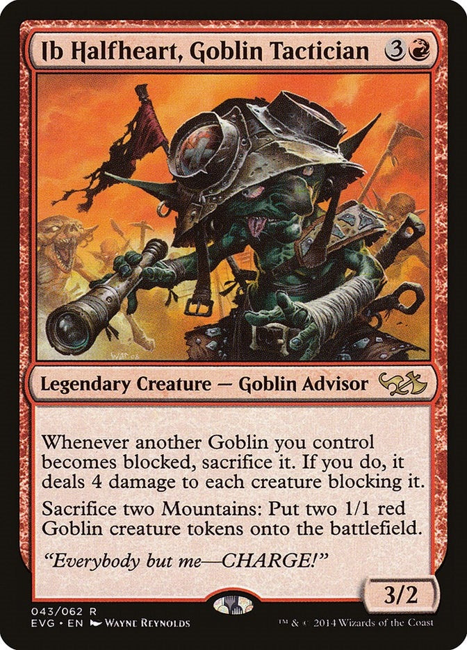 Image for Ib Halfheart, Goblin Tactician (43) [Duel Decks: Anthology]
