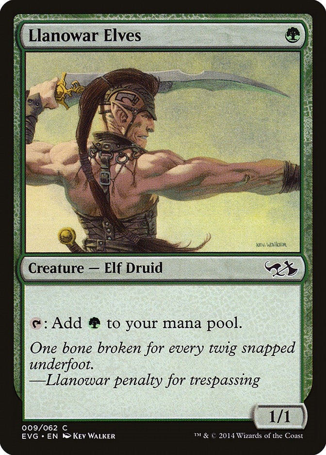 Image for Llanowar Elves (9) [Duel Decks: Anthology]