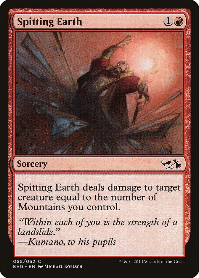 Image for Spitting Earth (55) [Duel Decks: Anthology]