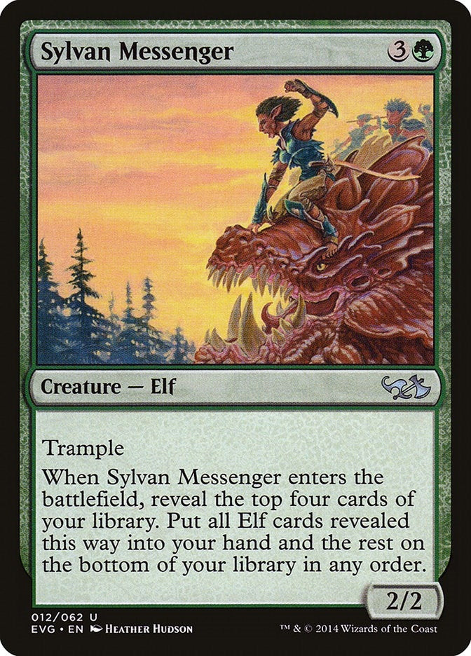 Image for Sylvan Messenger (12) [Duel Decks: Anthology]