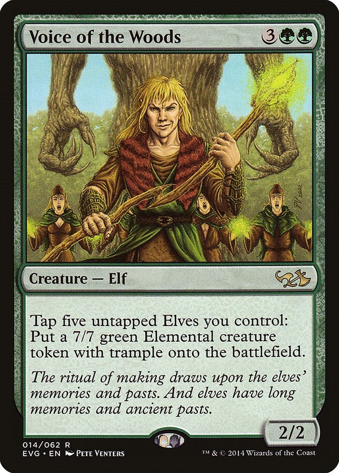 Image for Voice of the Woods (14) [Duel Decks: Anthology]
