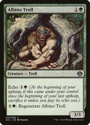 Image for Albino Troll (3) [Duel Decks: Anthology]