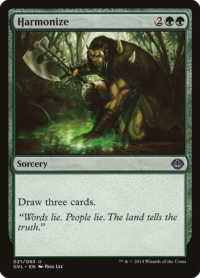 Image for Harmonize (GVL) (21) [Duel Decks: Anthology]