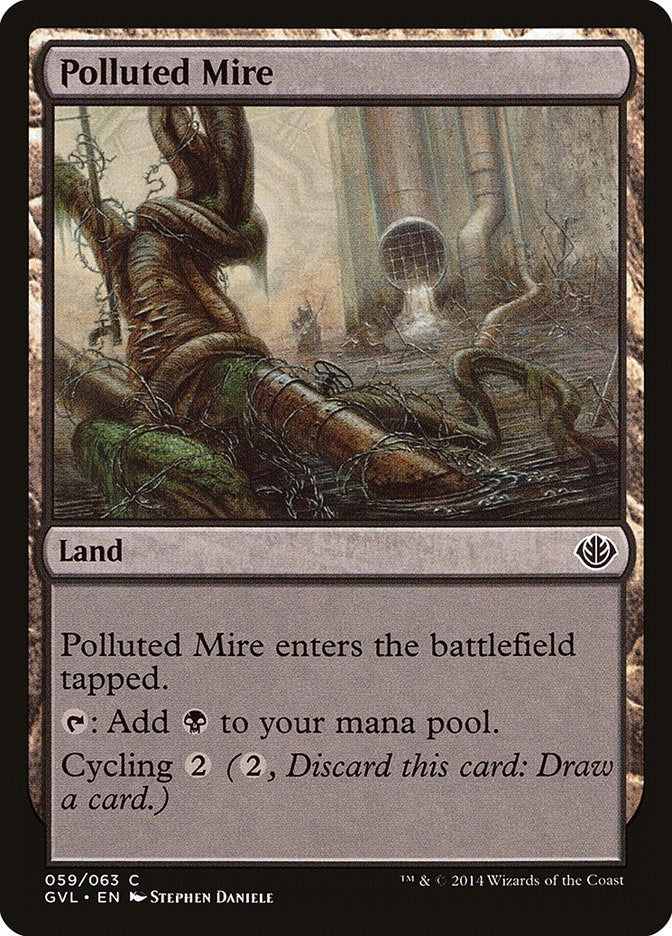 Image for Polluted Mire (59) [Duel Decks: Anthology]