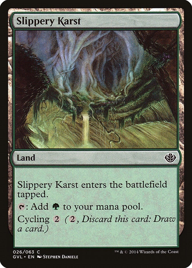 Image for Slippery Karst (26) [Duel Decks: Anthology]