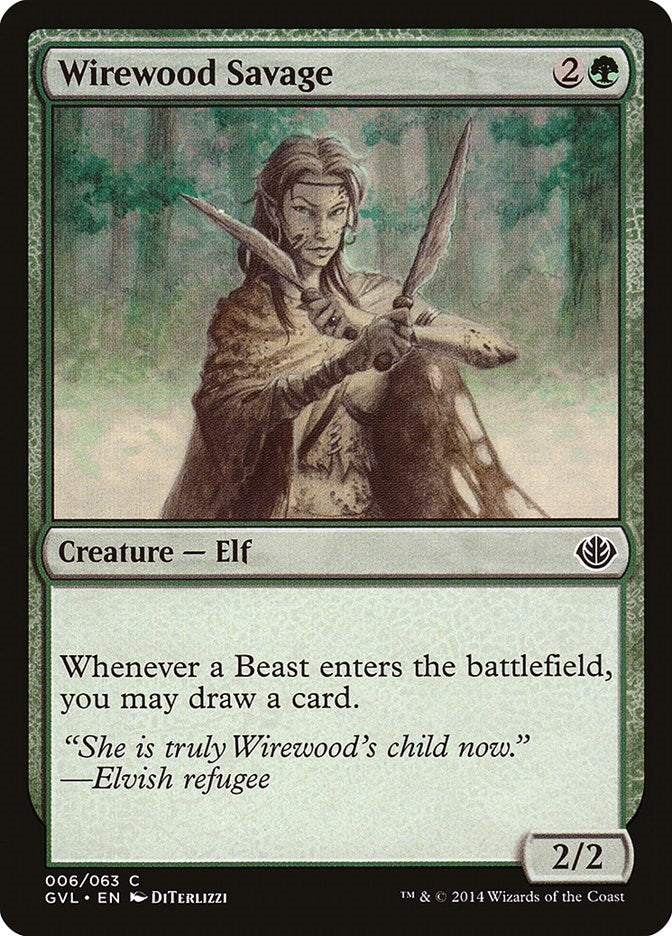 Image for Wirewood Savage (6) [Duel Decks: Anthology]