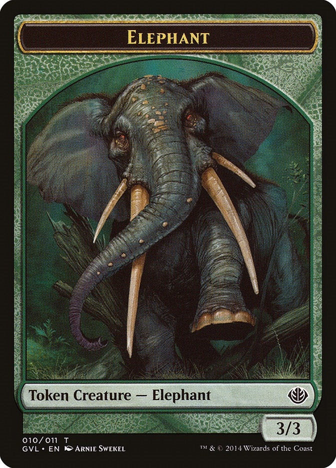 Image for Elephant Token (10) [Duel Decks: Anthology]