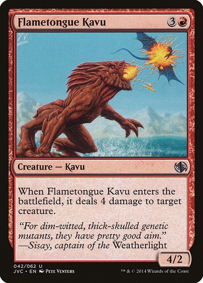 Image for Flametongue Kavu (42) [Duel Decks: Anthology]