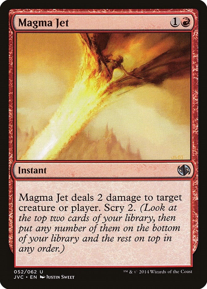 Image for Magma Jet (52) [Duel Decks: Anthology]