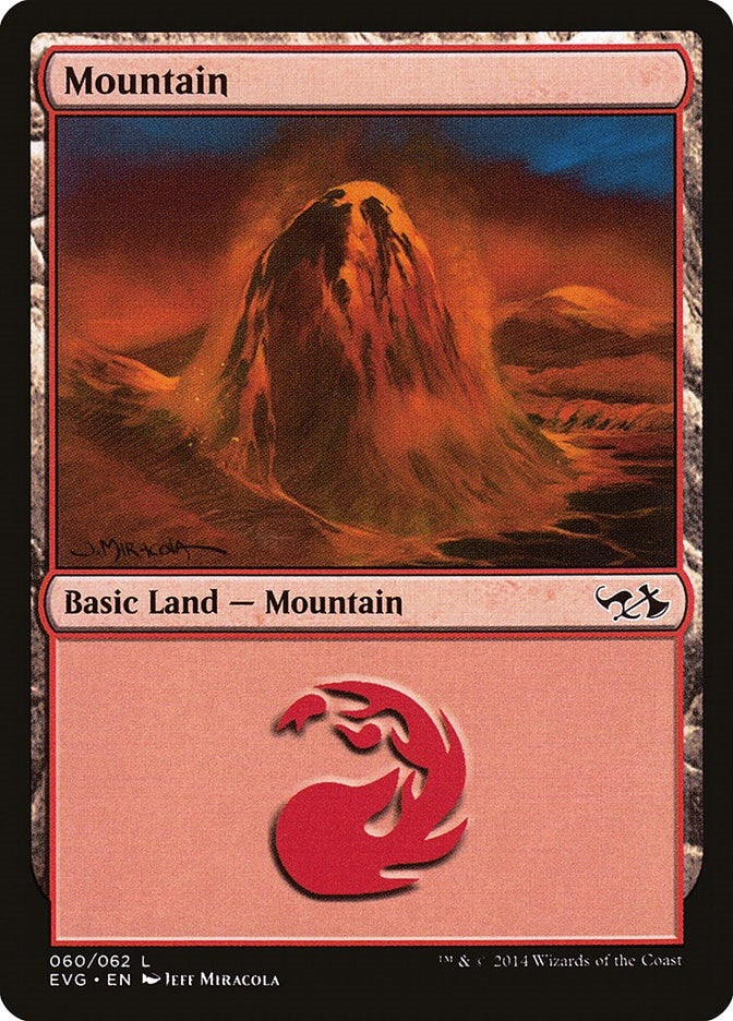 Image for Mountain (060) (EVG) (60) [Duel Decks: Anthology]