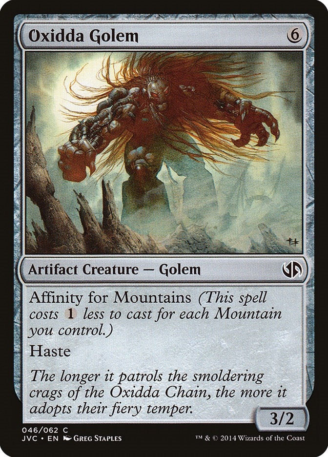 Image for Oxidda Golem (46) [Duel Decks: Anthology]