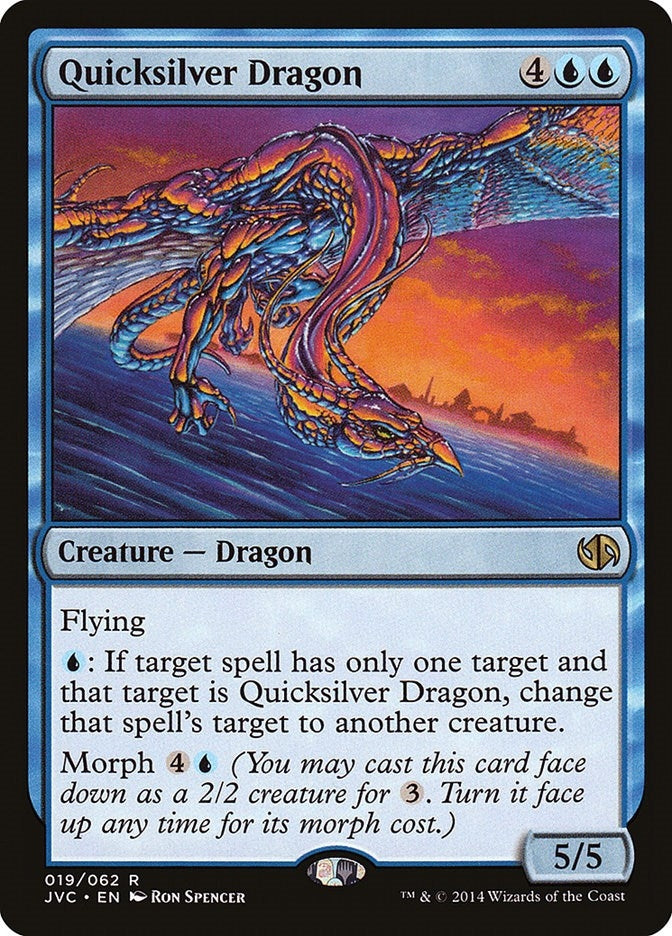 Image for Quicksilver Dragon (19) [Duel Decks: Anthology]