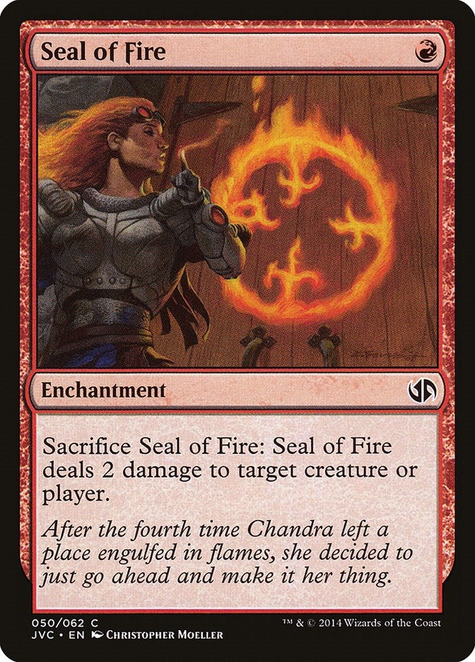 Image for Seal of Fire (50) [Duel Decks: Anthology]