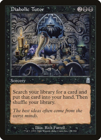 Image for Diabolic Tutor (129) [Odyssey]