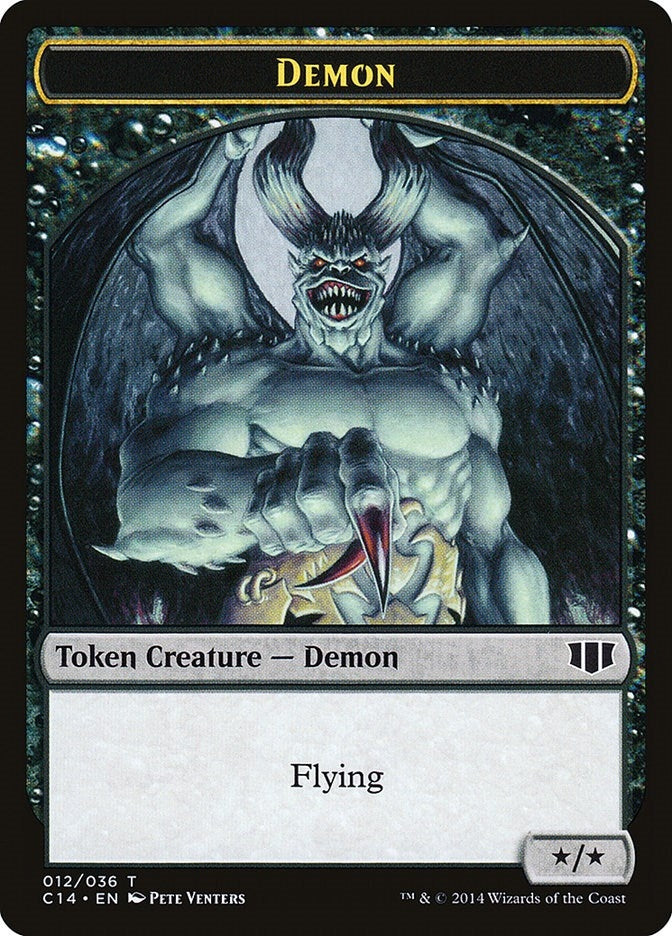 Image for Demon (012) // Zombie (016) Double-Sided Token (12 // 16) [Commander 2014]