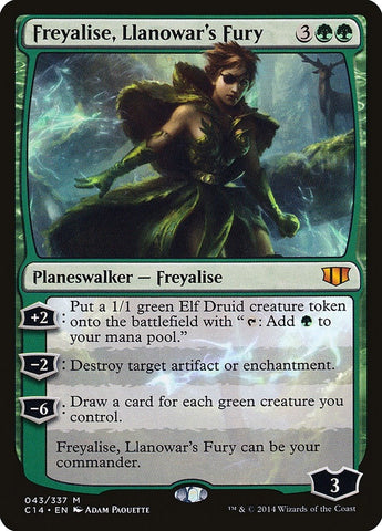 Image for Freyalise, Llanowar's Fury (43) [Commander 2014]