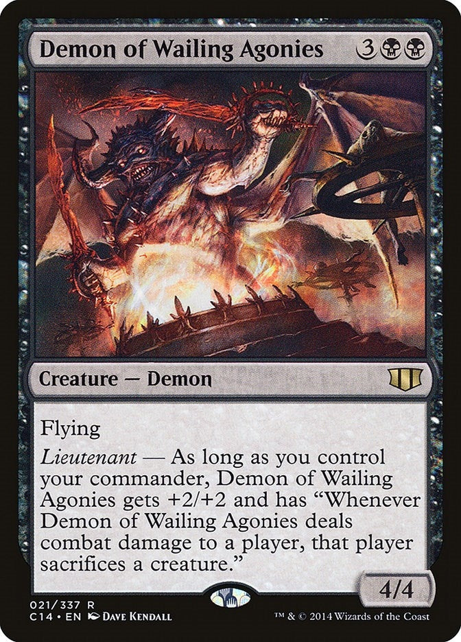 Image for Demon of Wailing Agonies (21) [Commander 2014]