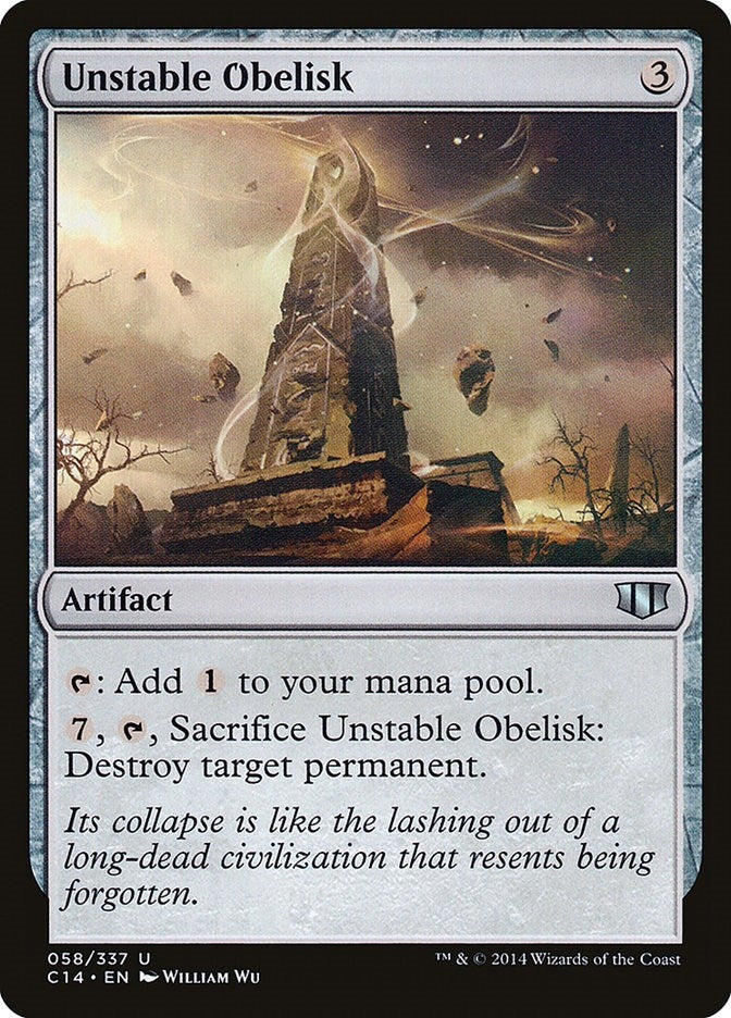 Image for Unstable Obelisk (58) [Commander 2014]