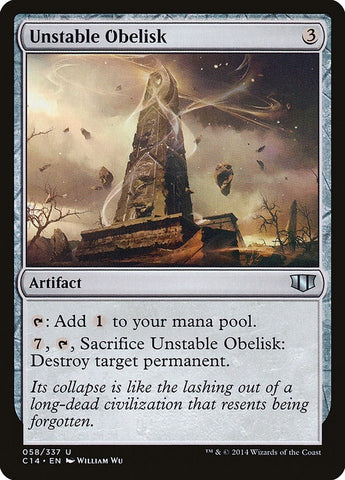 Image for Unstable Obelisk (58) [Commander 2014]