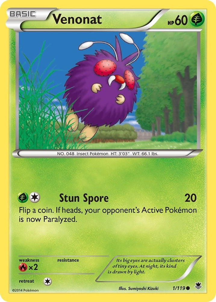 Image for Venonat (1/119) [XY - Phantom Forces]