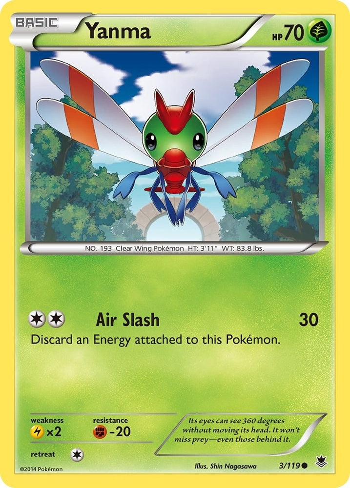 Image for Yanma (3/119) [XY - Phantom Forces]