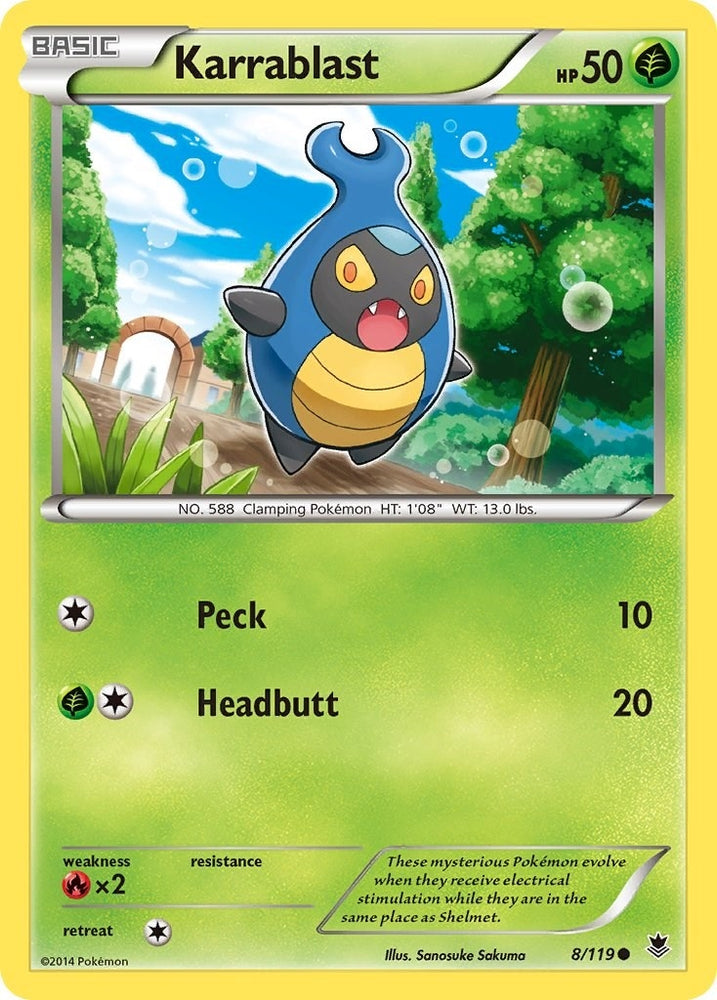 Image for Karrablast (8/119) [XY - Phantom Forces]