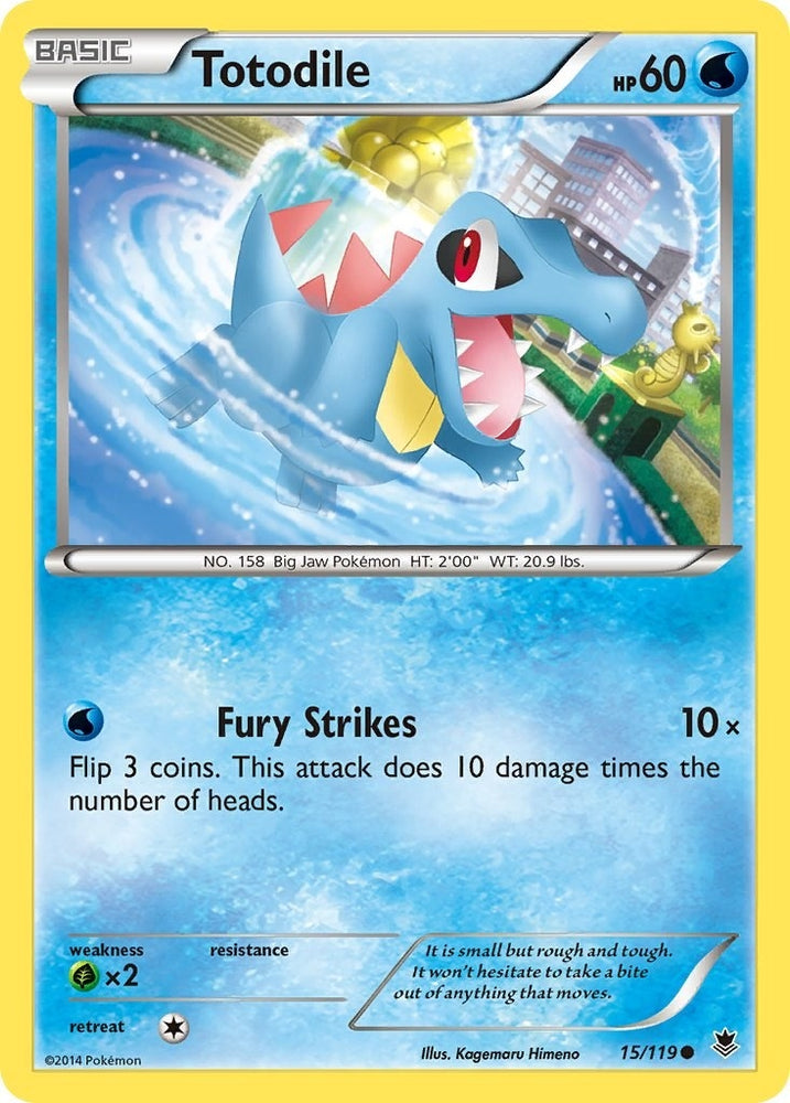 Image for Totodile (15/119) [XY - Phantom Forces]