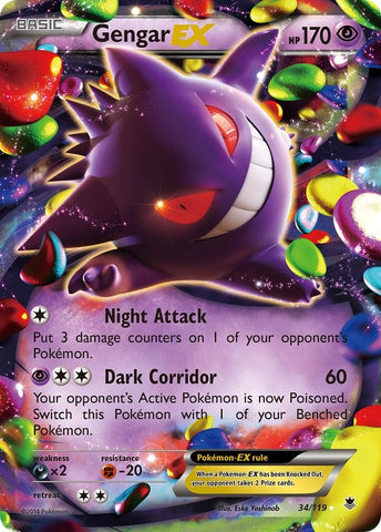 Image for Gengar EX (34/119) [XY - Phantom Forces]