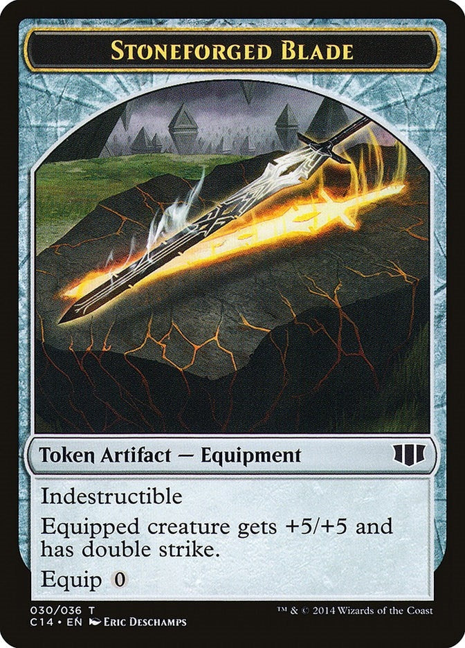 Image for Stoneforged Blade // Germ Double-Sided Token (30 // 14) [Commander 2014]