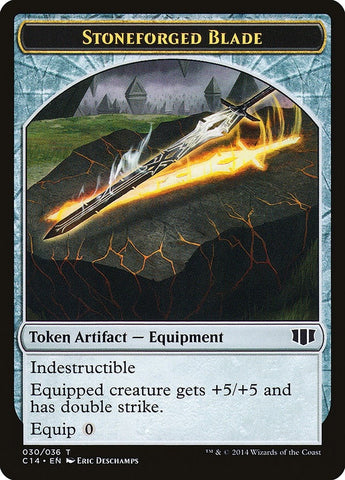 Image for Stoneforged Blade // Germ Double-Sided Token (30 // 14) [Commander 2014]
