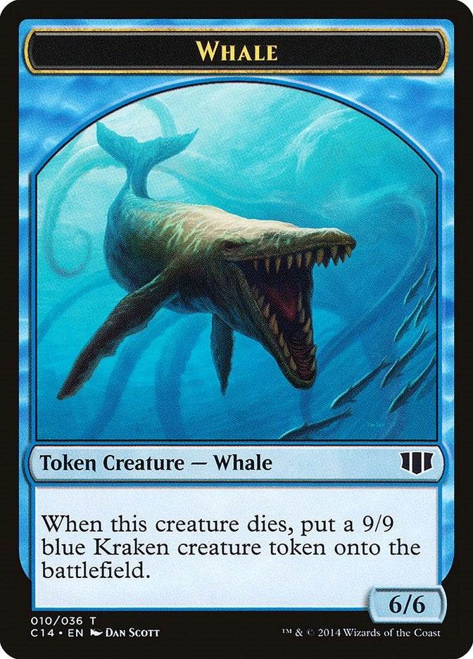 Image for Whale // Zombie (011) Double-Sided Token (10 // 11) [Commander 2014]