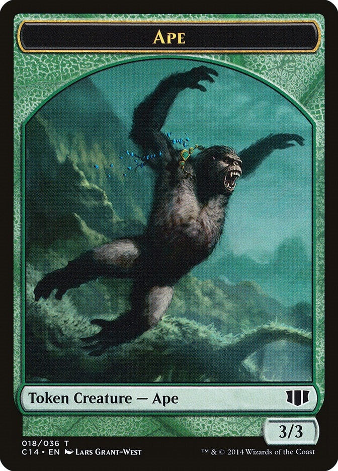 Image for Ape // Zombie (011) Double-Sided Token (18 // 11) [Commander 2014]