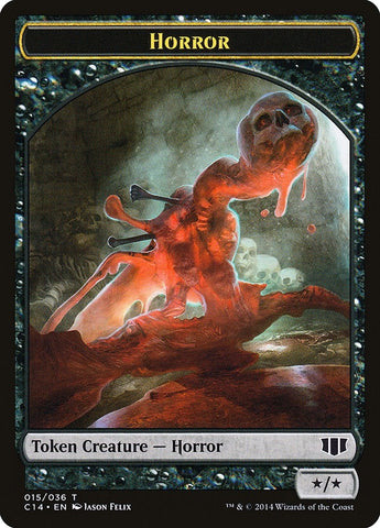 Image for Horror // Zombie (016) Double-Sided Token (15 // 16) [Commander 2014]