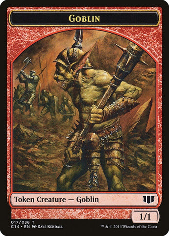 Image for Goblin // Goat Double-Sided Token (17 // 3) [Commander 2014]