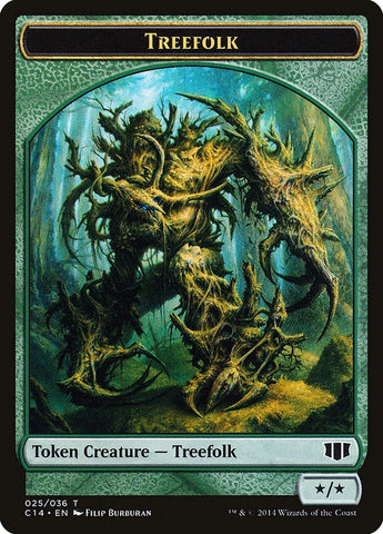 Image for Treefolk // Wolf Double-Sided Token (25 // 26) [Commander 2014]