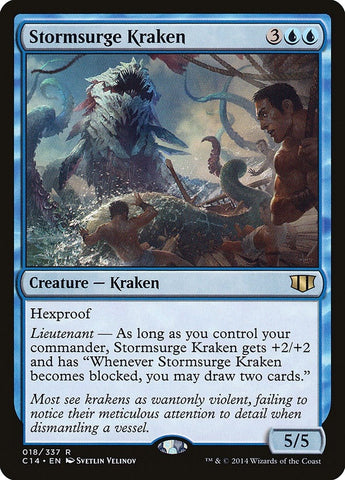 Image for Stormsurge Kraken (18) [Commander 2014]