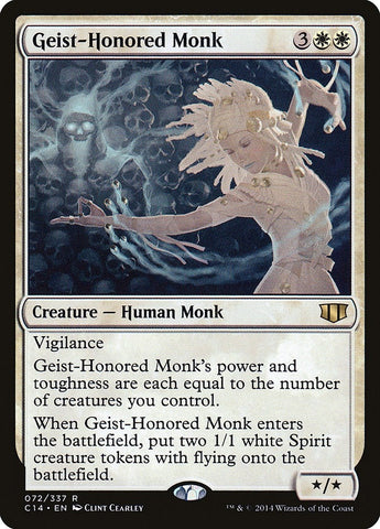 Image for Geist-Honored Monk (72) [Commander 2014]