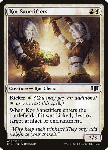 Image for Kor Sanctifiers (76) [Commander 2014]
