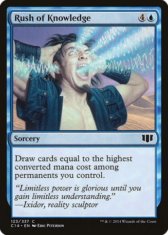 Image for Rush of Knowledge (123) [Commander 2014]