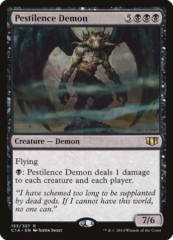 Image for Pestilence Demon (153) [Commander 2014]
