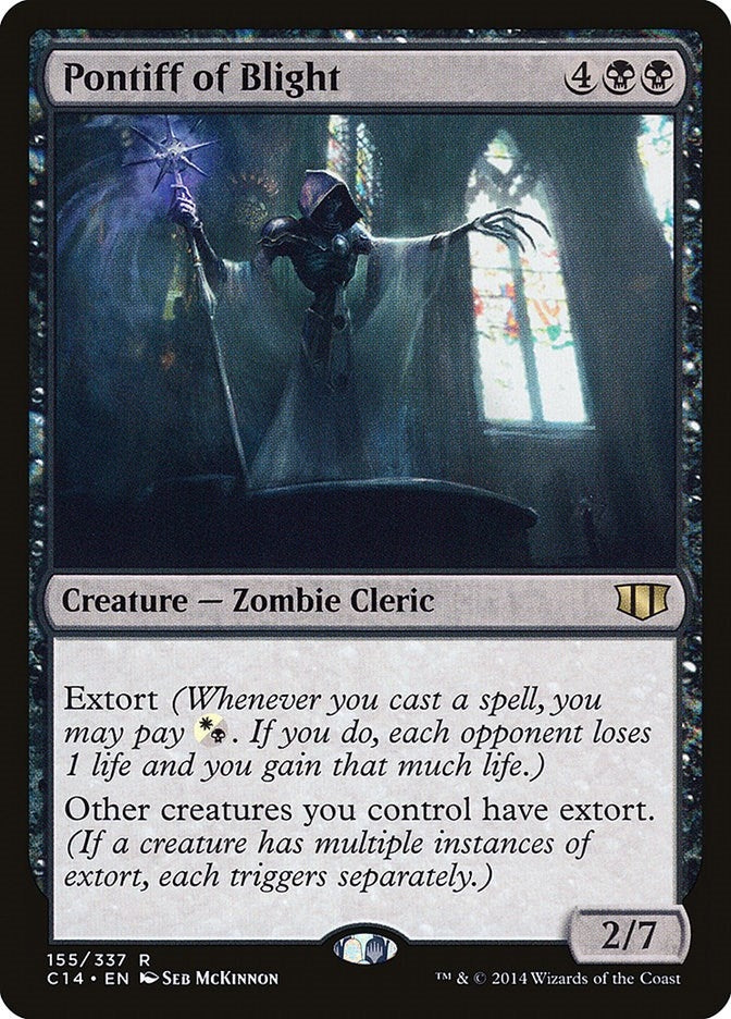 Image for Pontiff of Blight (155) [Commander 2014]
