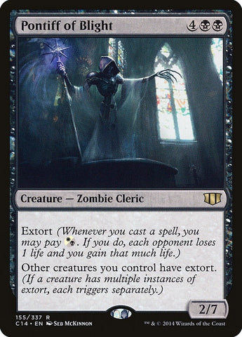 Image for Pontiff of Blight (155) [Commander 2014]
