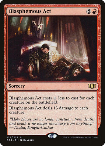 Image for Blasphemous Act (172) [Commander 2014]