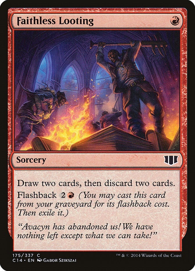 Image for Faithless Looting (175) [Commander 2014]
