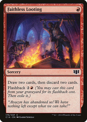 Image for Faithless Looting (175) [Commander 2014]