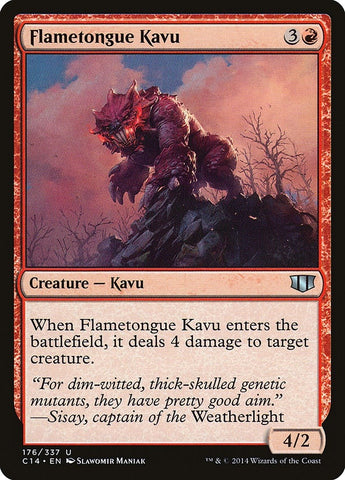 Image for Flametongue Kavu (176) [Commander 2014]