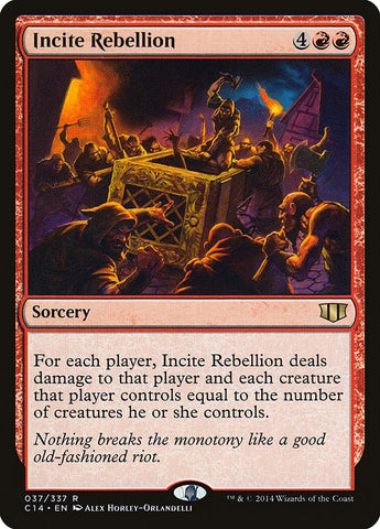 Image for Incite Rebellion (37) [Commander 2014]