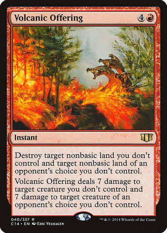 Image for Volcanic Offering (40) [Commander 2014]